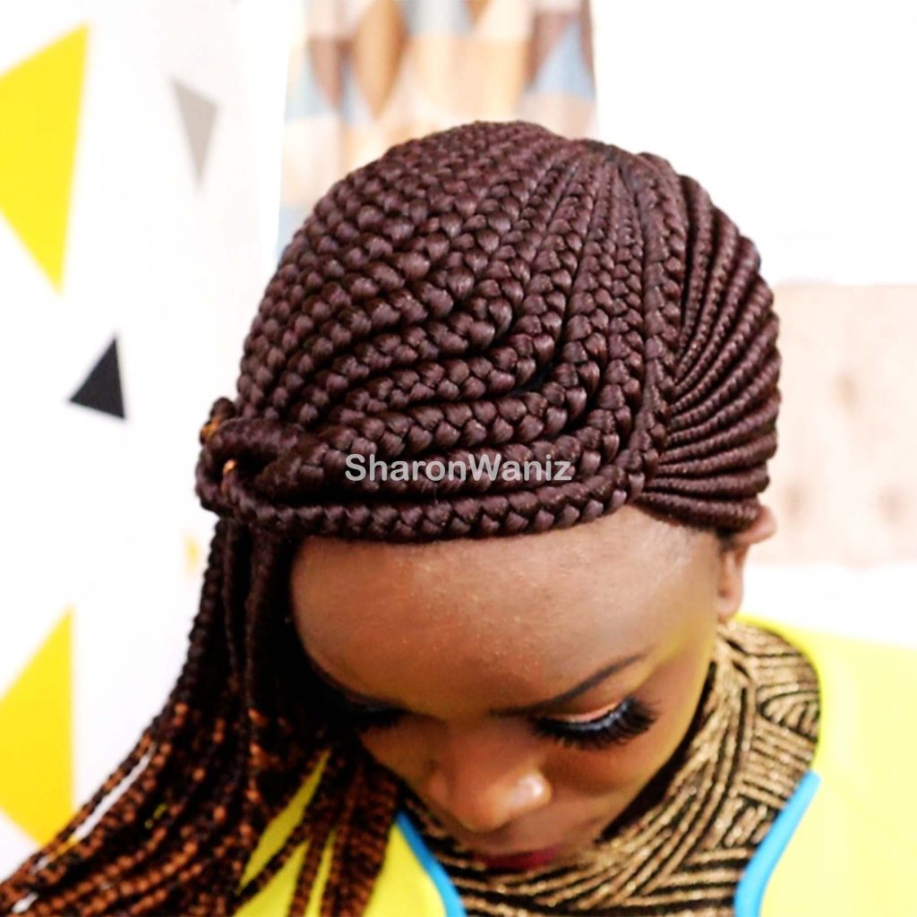 Long Back cornrows Braided Wig BNJ003 - Image 3