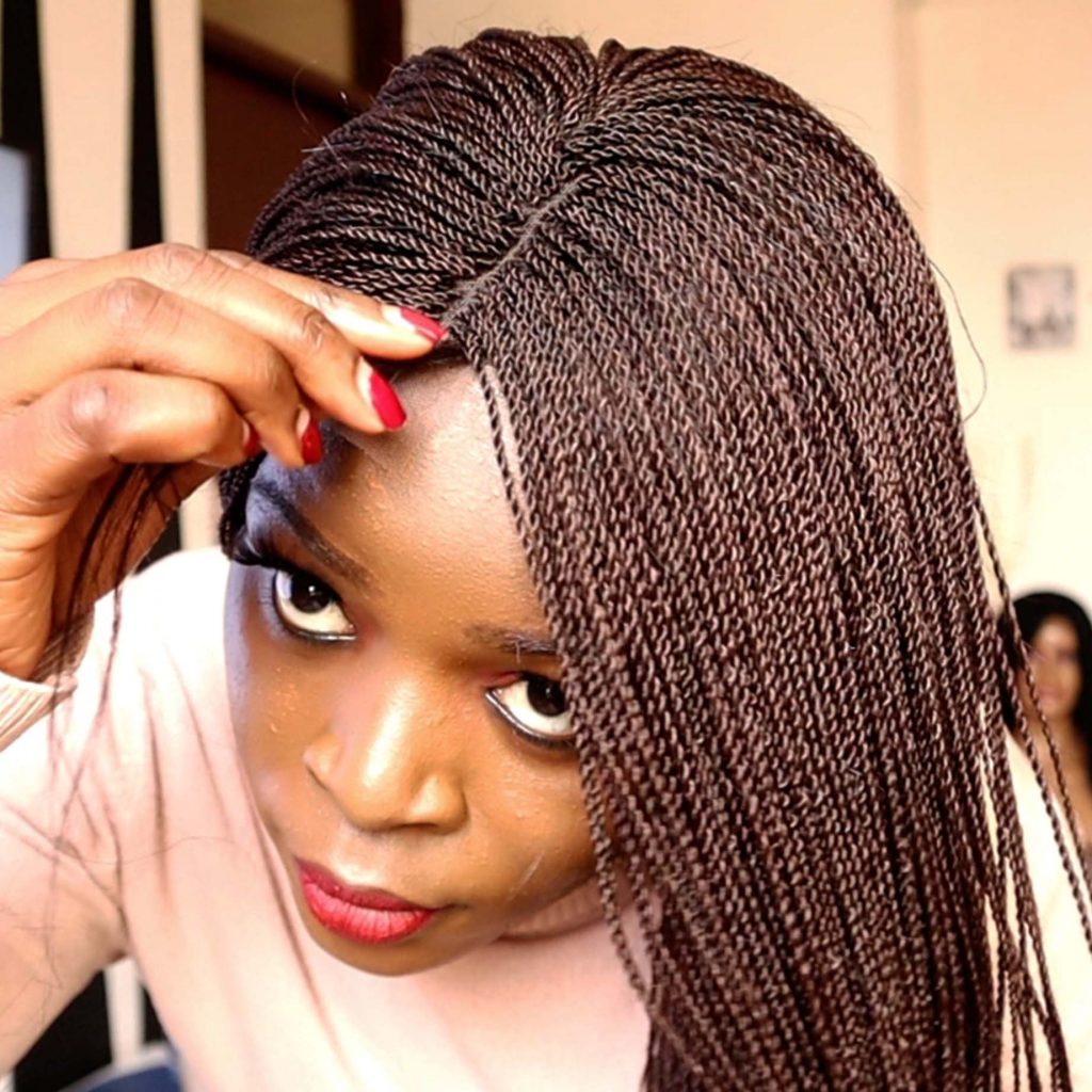 Extra Long Waist Length Twist Wig TGR008 - Image 3