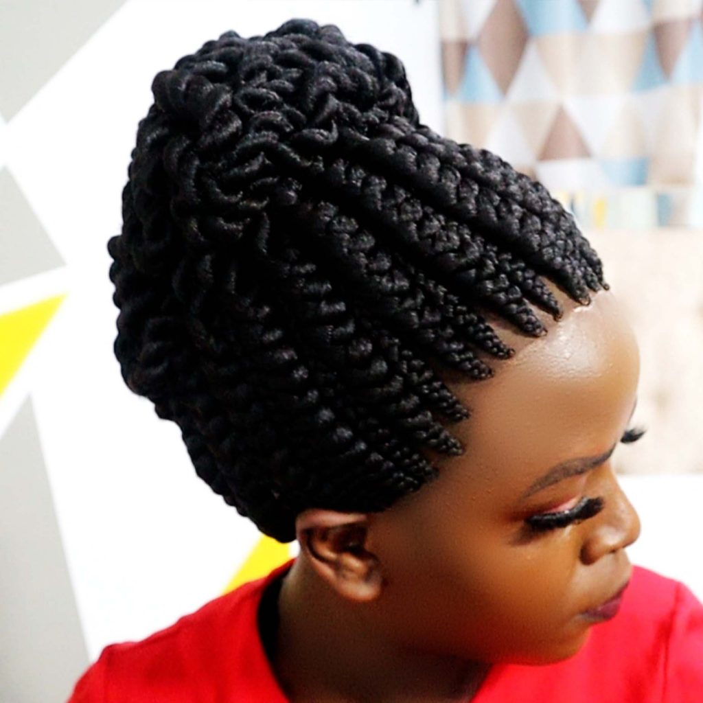 Up Twisted Braided Wig BGN024 - Image 2