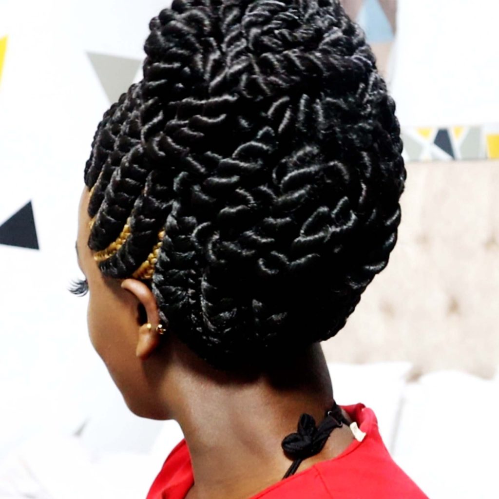 Up Twisted Braided Wig BGN024 - Image 4