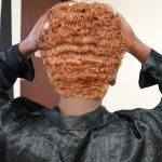 Red Short Curly Afro Wig Real Human Hair Wig Black Women Wigs - Image 7
