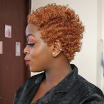 Red Short Curly Afro Wig Real Human Hair Wig Black Women Wigs - Image 9
