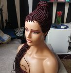 Long Ponytail Braided Wig BGN059 Nf - Image 9
