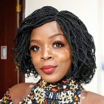 Short Kinky Twisted Wig black TW004 - Image 7