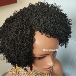Deep Curl Twisted Wig Black TW004