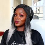 Straight Twisted wig  colour black and Grey TGR00678 - Image 3
