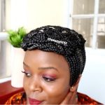 Up Crossing Braided Wig  BCA023 Black and Black Grey Highlights - Image 4