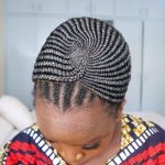 Short Back cornrows Braided Wig BNJ002 1/grey - Image 8