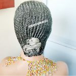 Short Back cornrows Braided Wig BNJ002 1/grey - Image 11
