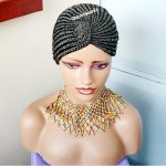 Short Back cornrows Braided Wig BNJ002 1/grey - Image 4