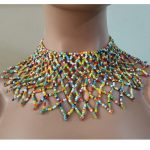 Multicolored Africa Collar Necklace