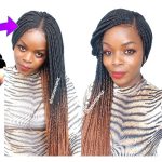 28' Lace Closure Box Braids Wig 1 and 30