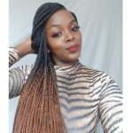 28' Lace Closure Box Braids Wig 1 and 30 - Image 2