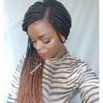 28' Lace Closure Box Braids Wig 1 and 30 - Image 14
