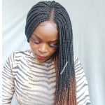 28' Lace Closure Box Braids Wig 1 and 30 - Image 5