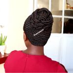 Side Ponytail Bun Braided Wig BNJ0567 colour 133 - Image 4