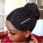 Side Ponytail Bun Braided Wig BNJ0567 colour 133 - Image 6