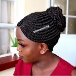 Side Ponytail Bun Braided Wig BNJ0567 colour 133 - Image 9