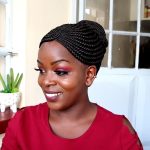 Side Ponytail Bun Braided Wig BNJ0567 colour 133 - Image 10