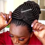 Side Ponytail Bun Braided Wig BNJ0567 colour 133 - Image 3