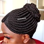 Side Ponytail Bun Braided Wig BNJ0567 colour 133 - Image 13