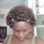 Short Curly Frontal Waterwave Wig W001175 Colour 4/27 - Image 5