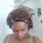 Short Curly Frontal Waterwave Wig W001175 Colour 4/27 - Image 2