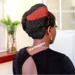 Side braids with Back Twist Braided Wig BCA022 350 and black - Image 15