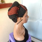 Side braids with Back Twist Braided Wig BCA022 350 and black - Image 5