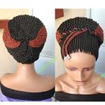 Side braids with Back Twist Braided Wig BCA022 350 and black - Image 11