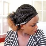 Ethiopian 3 Lines Back Afro Braided Afro Wig CCA0864 colour 1 and 30