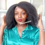 Kinky 4c T-Part  Wig for Women Natural colour. DAA001