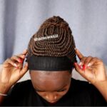 Updo Fringe Short Ponytail Braided Wig BGN034 colour 230 No Babyhair - Image 12