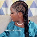 Full Lace LOVE Braided Backconrow Wig BJM028 BJM4 - Image 4