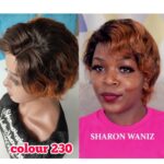 6 INCH HUMAN HAIR WIG BODY WAVE SHORT HAIR CUT COLOUR 230 - Image 8