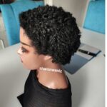 Short curly kinky Afro Wig For Black Women RC002 Wigs - Image 2