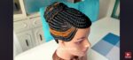 Updo Fringe Short Ponytail Braided Wig highlight 30 - Image 9