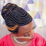 Updo Fringe Short Ponytail Braided Wig highlight 30