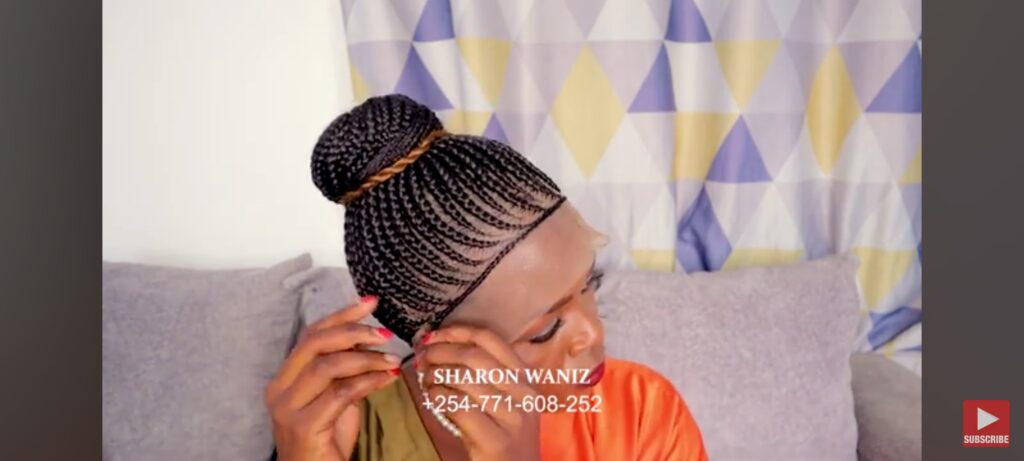 Full Lace Updo Braided Wig BJM028 BJM7 - Image 9