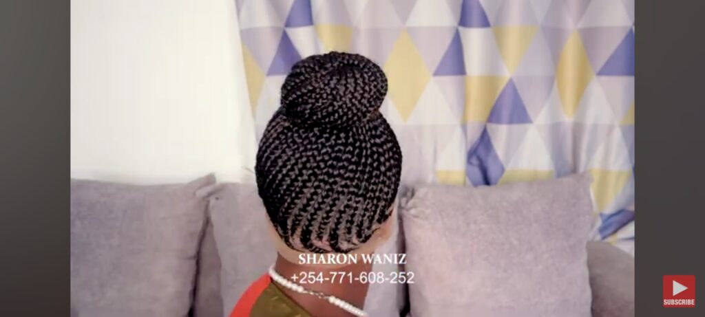 Full Lace Updo Braided Wig BJM028 BJM7 - Image 7