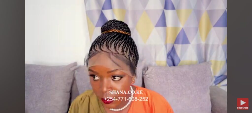 Full Lace Updo Braided Wig BJM028 BJM7 - Image 8