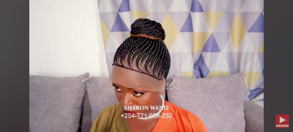Full Lace Updo Braided Wig BJM028 BJM7 - Image 2