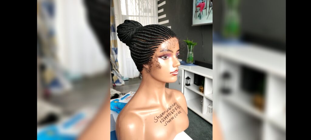 Small Conrow Long ponytail Braided Wig bnj83193 - Image 8