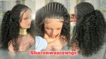Braided  Frontal Wig  Habesha Hairstyle All black Braided Wig Ft Sharonwanizwigs BM010