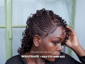 High-Quality Mohawk Full Lace Wigs That Blend Seamlessly | Style, Comfort BRAIDED WIG FT SHARONWANIZBJM028 BJM4