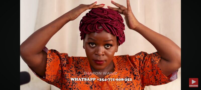 SPIRAL COIL BRAIDED WIG INSTALL | NATURAL LOOK BEGINNER FRIENDLY + EASY GLUELESS METHOD |SHARONWANIZ - Image 4