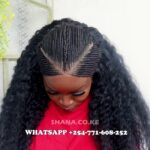 Ethiopian Braided Frontal Wig Habesha Hairstyle small Albaso black Braided Wig Ft Sharonwanizwigs BM010