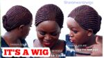 Braided Wig BNJ004 BNJ002  No Closure Colour 33 mix 30 side part Braided backconrow wig No Lace Braided Wig ft Sharonwanizwigs