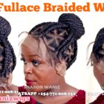 FULL LACE TRIANGLE UPDO BOX BRAIDED WIG Lace braided wig.Lace Wig Install ft Sharonwanizwigs BJM028 BJM4
