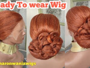 Ginger Wig Ready to Wear Styled Frontal Wig ft Sharonwanizwigs
